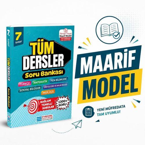 7. Sınıf Tüm Dersler Soru Bankası Maarif Modeli Evrensel İletişim Yayınları