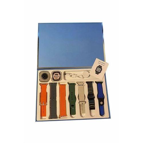 7 Kordonlu Unisex Akıllı Saat Çoklu Kordon Seçeneği Amoled Ekran