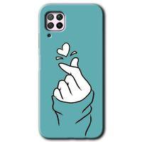 Huawei P40 Lite Kılıf Baskılı Kapak - Mutluluk +Tam Kaplayan Mat Seramik