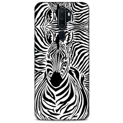 Animax Zebra Silüet Oppo A5 2020 Kılıf Desenli Silikon