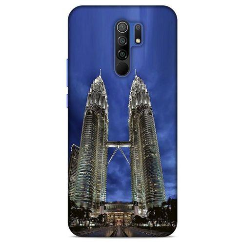 Xiaomi Redmi 9 Kılıf Dünya Mimarisi (20) Koruyucu Kılıf Petronas Kuleleri Malezya