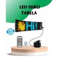 Usb Destekli Led Mağaza Tabelası – Renkli Rgb Kayan Yazı Paneli