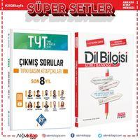 KR Akademi TYT Çıkmış Sorular Son 8 Yıl Tıpkı Basım Fasikülleri ve AKM Dil Bilgisi Soru Bankası Seti 2 Kitap