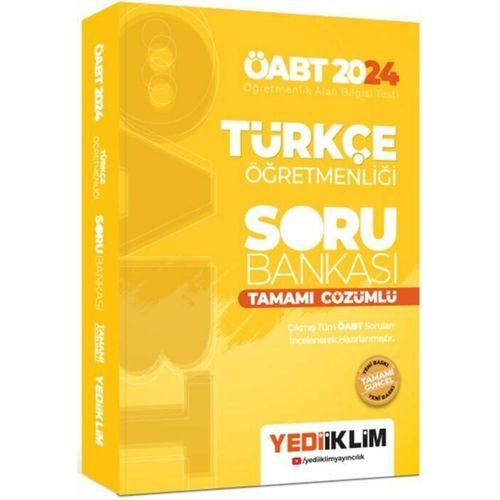 2024 ÖABT Türkçe Öğretmenliği Tamamı Çözümlü Soru Bankası Yediiklim Yayınları