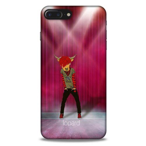 Apple Iphone 8 Plus Kılıf FunnyMaX (27) Tasarımlı Kılıf Fuşya