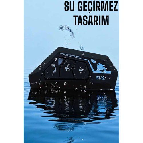 Kask Kulaklığı Motosiklet Intercom Interkom Dinleme Konuşma Özellikli Su Geçirmez