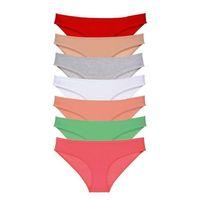 7 Adet Süper Eko Set Likralı Kadın Slip Külot Set 8