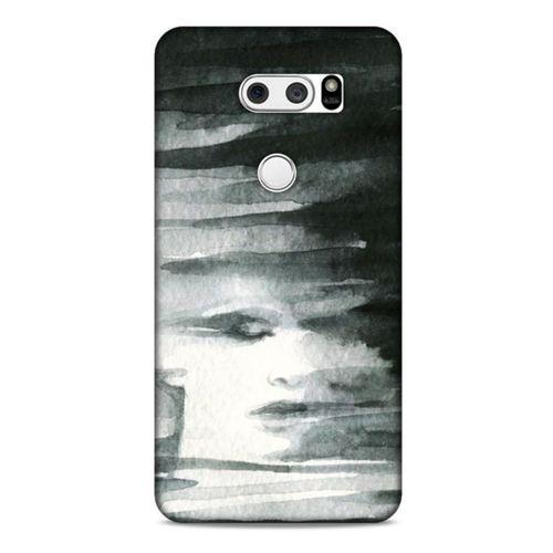 LG K40S Kılıf Depresyon (13) Silikon Kap Mor Turuncu