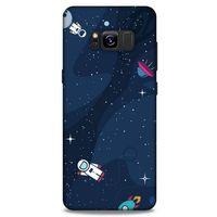 Samsung Galaxy S8 Uyumlu Kılıf Mavi Delisi (23) Ultra Koruma Kılıfı Nasa