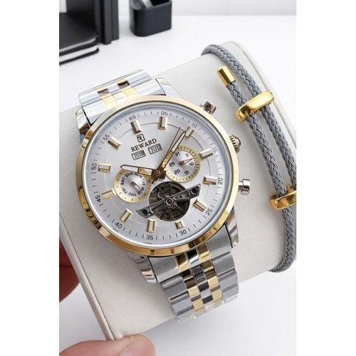 Reward 2 Yıl Garantili Otomatik Mekanizma İtalyan Bileklik Hediyeli Erkek Kol Saati W.147646.1