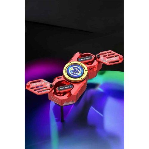 Kırmızı Kablosuz Bluetooth Kulaklık Stres Çarklı  Kulaklığı