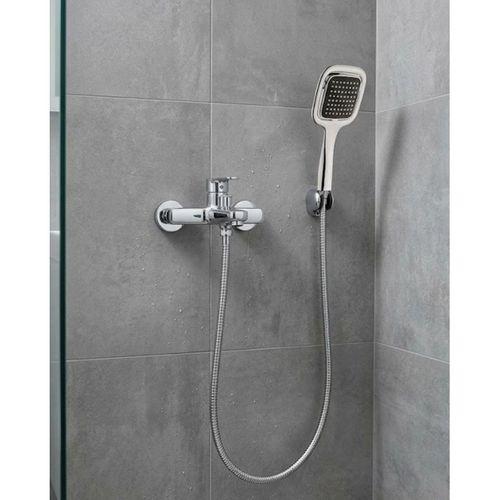 Siyah Duş Seti El Duşu Başlığı Spiral Hortum Dayanıklı Banyo Duş Aksesuarı