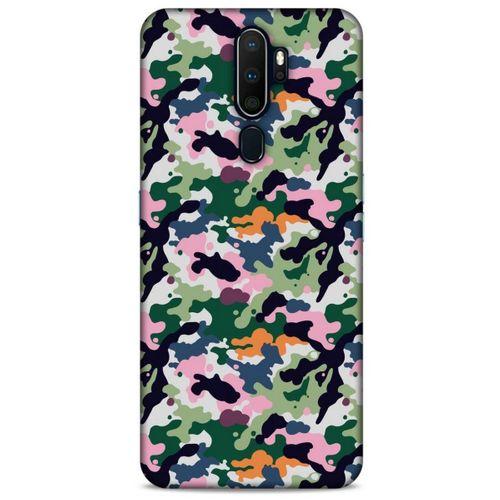 Kamuflaj 06 Oppo A9 2020 Kılıf Silikon Kapak