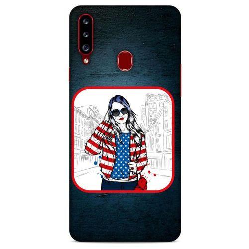 Sokak Modası 87 Samsung Galaxy A20s Kılıf Desenli Silikon