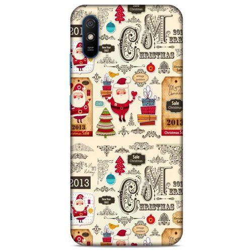 Retro (44) Desen Tough Armor Kılıf Renkli Xiaomi Redmi 9A Kılıf
