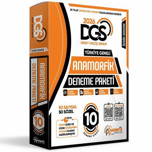2026 DGS Anamorfik Yayınları 10lu Deneme Paketi  Özgün Yeni Nesil Türkiye Geneli Dijital Çözümlü