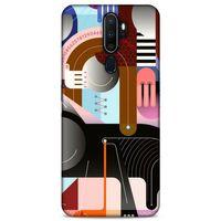 Lopard Oppo A5 2020 Uyumlu Kılıf Soyut Sanat (18) Desenli Telefon Kılıfları