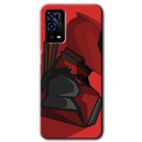 Oppo A55 Kılıf HD Desen Baskılı Arka Kapak - DeadPool + Kırılmaz Cam