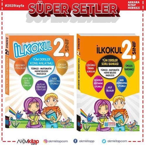 Evrensel İletişim 2.Sınıf Tüm Dersler Konu ve Soru Seti 2 Kitap
