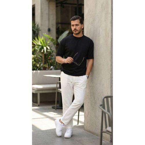 Erkek Duble Kol Basic Tişört