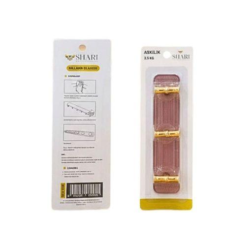 Mikakristal 3'li Yapışkanlı Askı