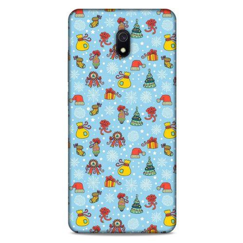 Yılbaşı Süsleri 43 Xiaomi Redmi 8A Kılıf Silikon Kapak
