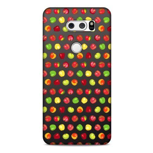 Frutix Elma 01 LG K50S Kılıf Desenli Silikon