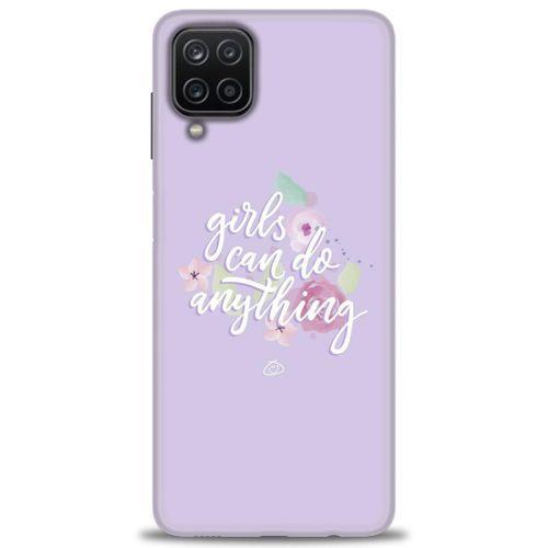 Samsung Galaxy M12 Kılıf HD Baskılı Kılıf - Anything + Tam Ekran Koruyucu