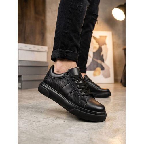 BA0247 Erkek Sneaker Günlük Casual Spor Ayakkabı Siyah Taban