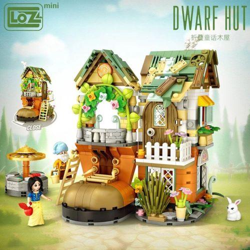 Eğitici Oyuncak LZ-1226 LOZ ORMAN KABİN AYAKKABI MODELİ 709 PARÇA BLOCK OYUNCAK