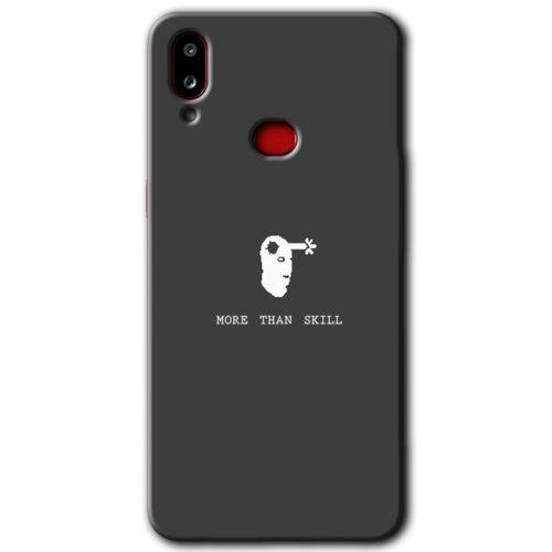 MRCİLETİSİM Samsung Galaxy A10s Kılıf HD Desen Baskılı Arka Kapak + Temperli Cam - Headshot