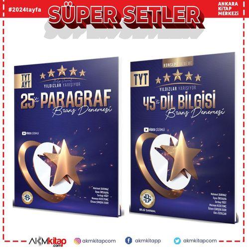 Bilgi Sarmal TYT Paragraf ve Dil Bilgisi Yıldızlar Yarışıyor Deneme Seti 2 Kitap