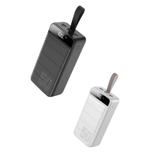 50.000 Mah Powerbank Turbo Hızlı Led Göstergeli Android İos Uyumlu Taşınabilir Askılı