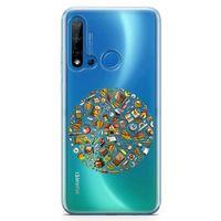 Huawei P20 Lite 2019 Kılıf Öğretmenler Günü Hediyesi Arka Kapak Koruma Desenli Full Koruyucu
