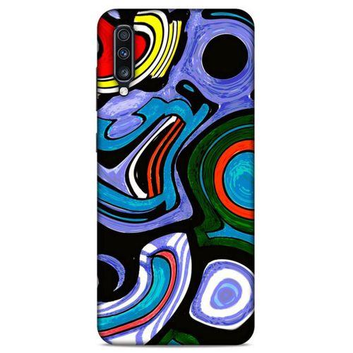 Lopard Samsung Galaxy A70 Uyumlu Kılıf Soyut Sanat (25) Baskılı Antişok Kapak