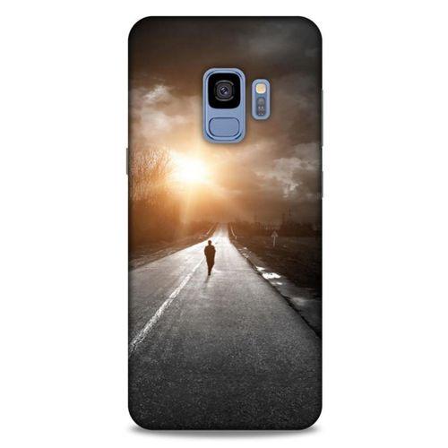 Samsung Galaxy S9 Kılıf Depresyon (38) Neo Hybrid Kılıf Yeşil Kırmızı Mor