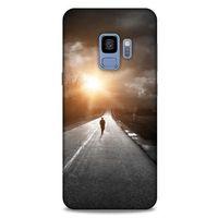 Samsung Galaxy S9 Kılıf Depresyon (38) Neo Hybrid Kılıf Yeşil Kırmızı Mor
