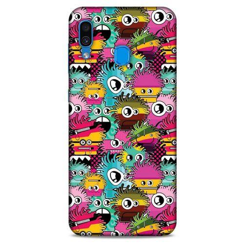 Graffitix (35) Desenli Silikon Kapak Samsung Galaxy A30 Kılıf