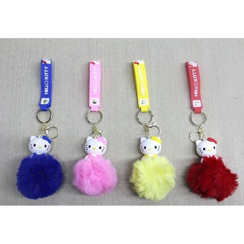 Ponponlu Hello Kitty Anahtarlık