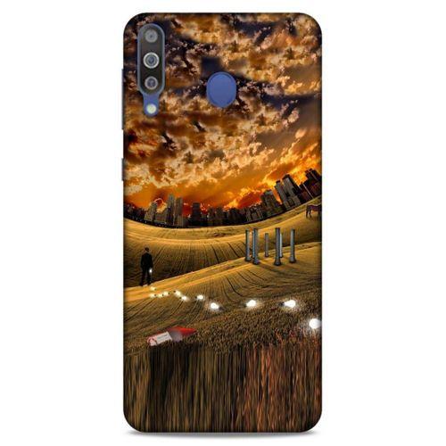 Lopard Samsung Galaxy M30 Uyumlu Kılıf Manipülasyon ☻ (24) Darbe Emici Kılıf Desenli