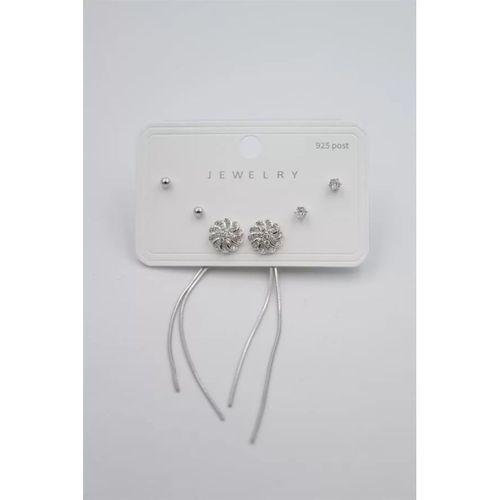 Çoklu Set Küpe - Gümüş