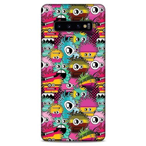 Graffitix (35) Desenli Silikon Kapak Samsung Galaxy S10 Plus Kılıf