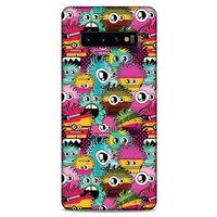 Graffitix (35) Desenli Silikon Kapak Samsung Galaxy S10 Plus Kılıf
