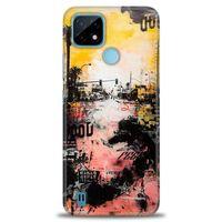 Realme C21 Kılıf HD Baskılı Kılıf - Karışık Baskı + Tam Ekran Koruyucu