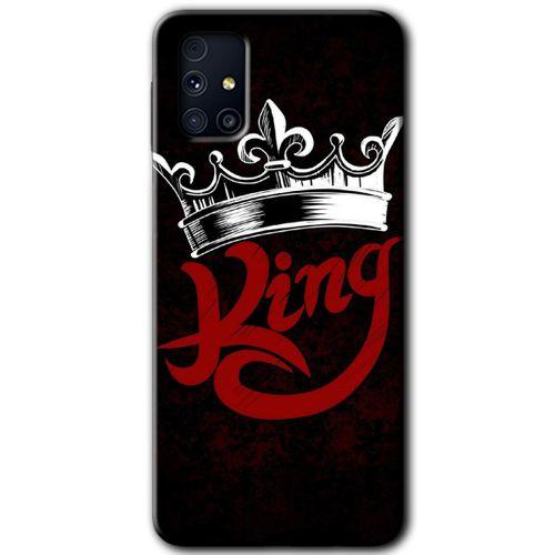 Galaxy M31s Kılıf HD Desen Baskılı Arka Kapak - King