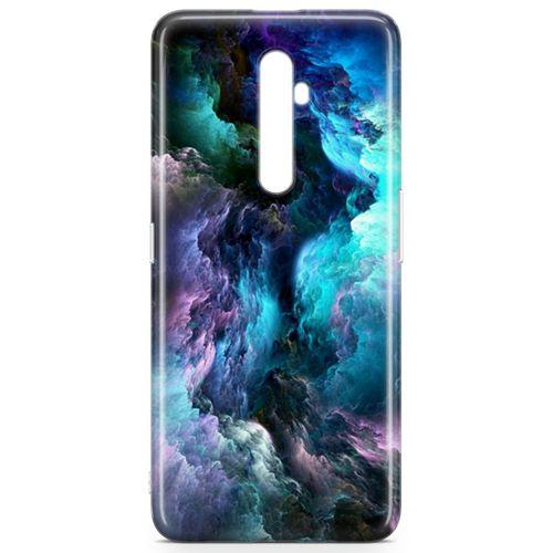 Oppo Reno2 Z 2019 Kılıf Renk Kasırgası Arka Kapak Koruma Desenli Full Koruyucu