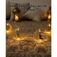 Ramazan Ay Işığı Secde Eden Adam Silüetli Led Peri Işığı