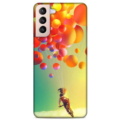 Lopard Samsung Galaxy S21 Plus Uyumlu Kılıf Manipülasyon ☻ (39) Liquid Crystal Kılıf Baskılı