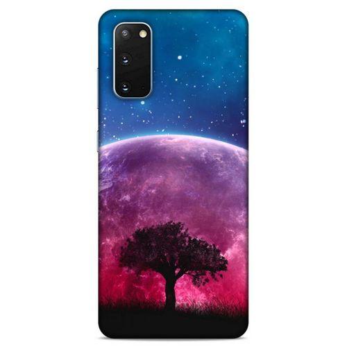 Lopard Samsung Galaxy S20 Uyumlu Kılıf Gece'S (39) Liquid Crystal Kılıf Pembe Ay