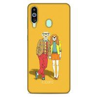Samsung Galaxy M40 Kılıf FunnyMaX (13) Silikon Kap Turuncu
